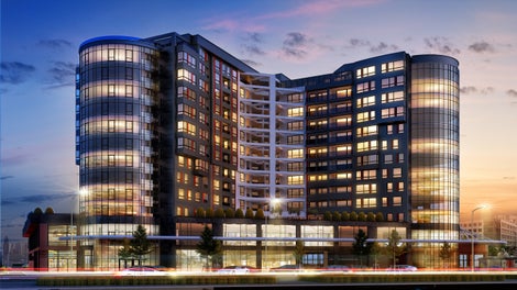 При проектирането е заложено на модерна визия, която да отличава сградата в архитектурно отношение