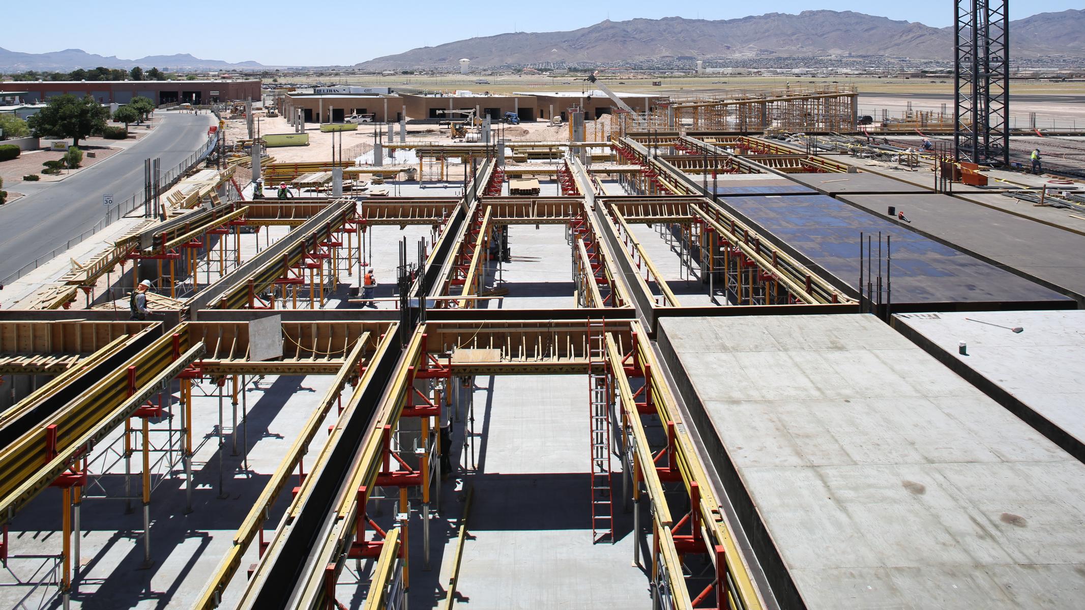 The system is composed of 100% rentable components delivered pre-assembled, variable beam sizes up to 36” x 36” can be formed with standard parts