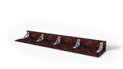 Der Kunststoffwinkel ist die baustellengerechte Alternative zu gängigen Holzgnaggen 