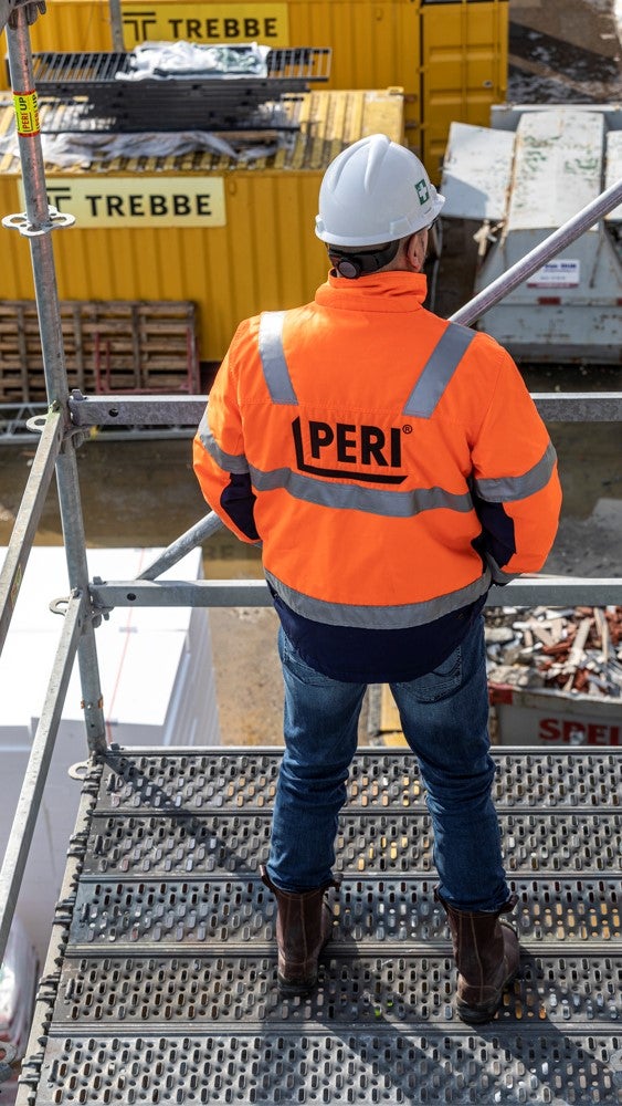 Een optimale samenwerking tussen aannemer Trebbe Bouw, steigerbouwer Stalen Steigers van Dorland en PERI, zorgen voor een fantastisch eindresultaat.