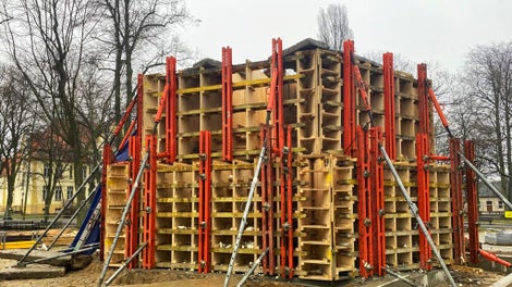 Muszla koncertowa, Park miejski w Złotowie