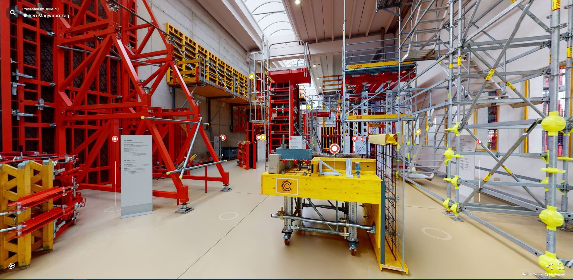 PERI virtuális kiállítócsarnok