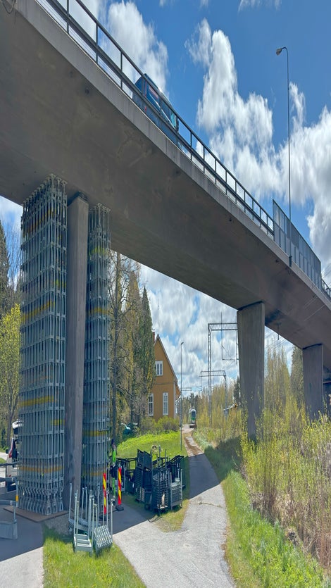 PERI UP HD -tuki sopii tuentoihin, joissa kuormat ovat todella suuria.