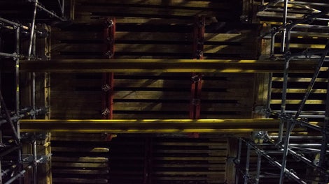 PERI UP Flex се сглобява бързо и лесно на работната площадка, а работните му платформи имат изключително висока носеща способност