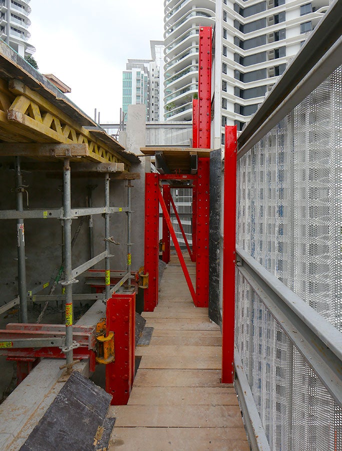 RCS Rail Climbing System with Safety screen