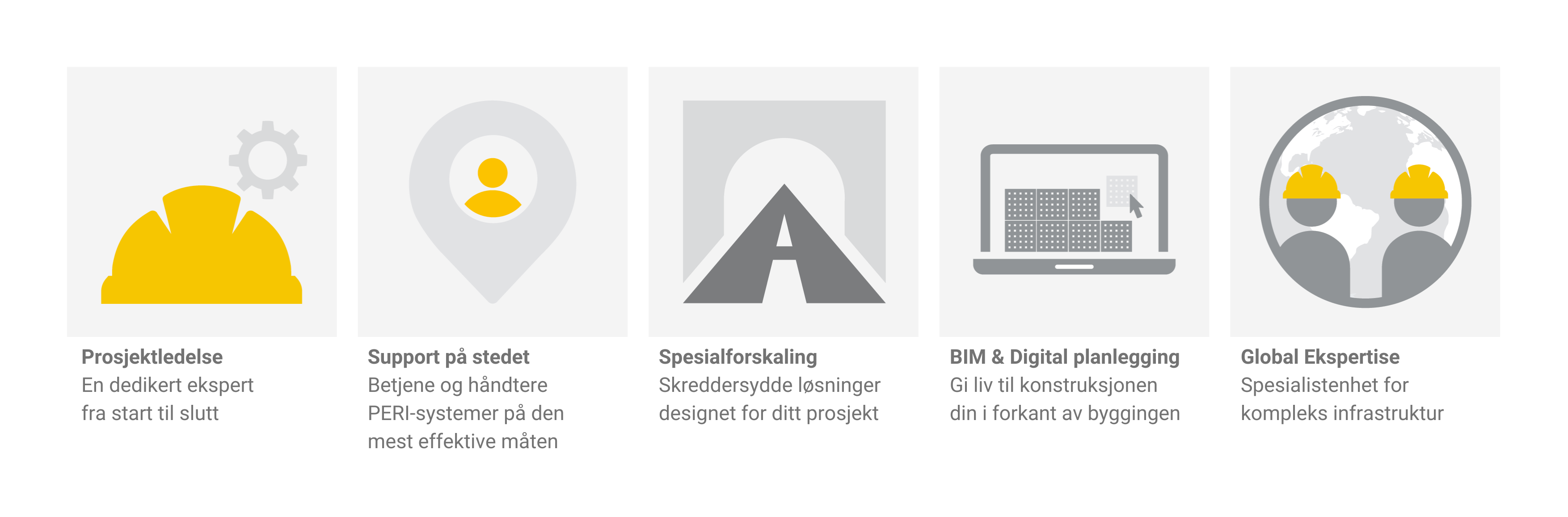 PERI can provide multiple services to assist with your projects.