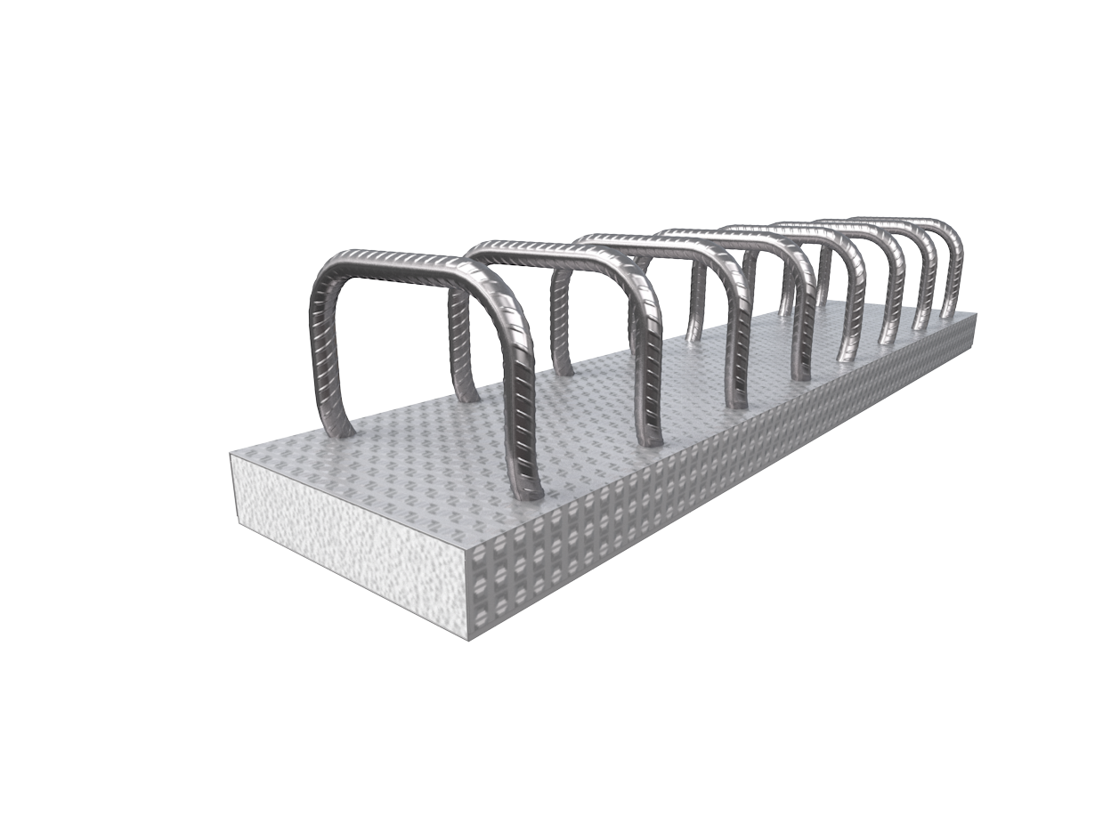 The simplest way to achieve continuity of reinforcement between pours.