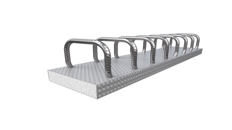 The simplest way to achieve continuity of reinforcement between pours.