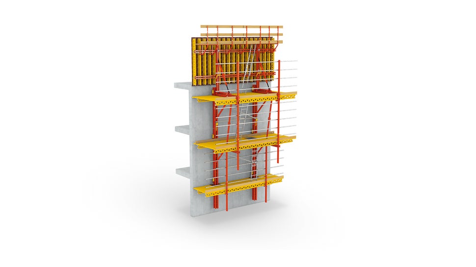 PERI RCS climbing combines the advantages of different systems in a modular system that makes the easy adaptation to site-specific requirements possible.<br/>