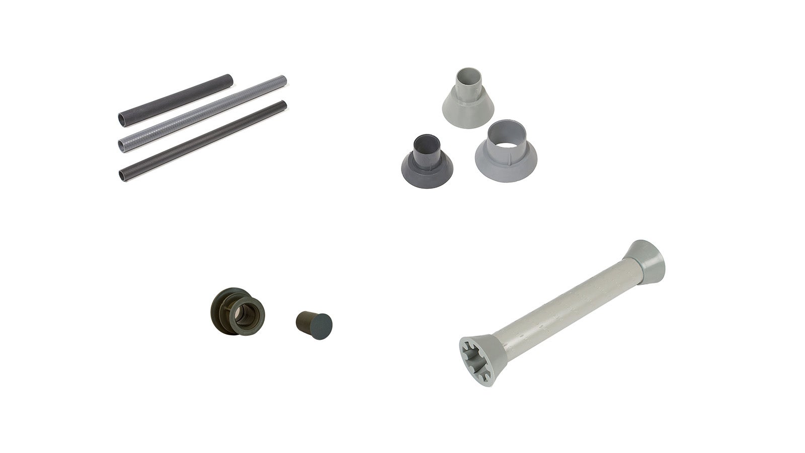 Avstandsrør og konuser