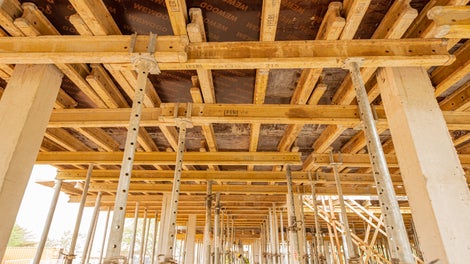 Slab formwork construction 