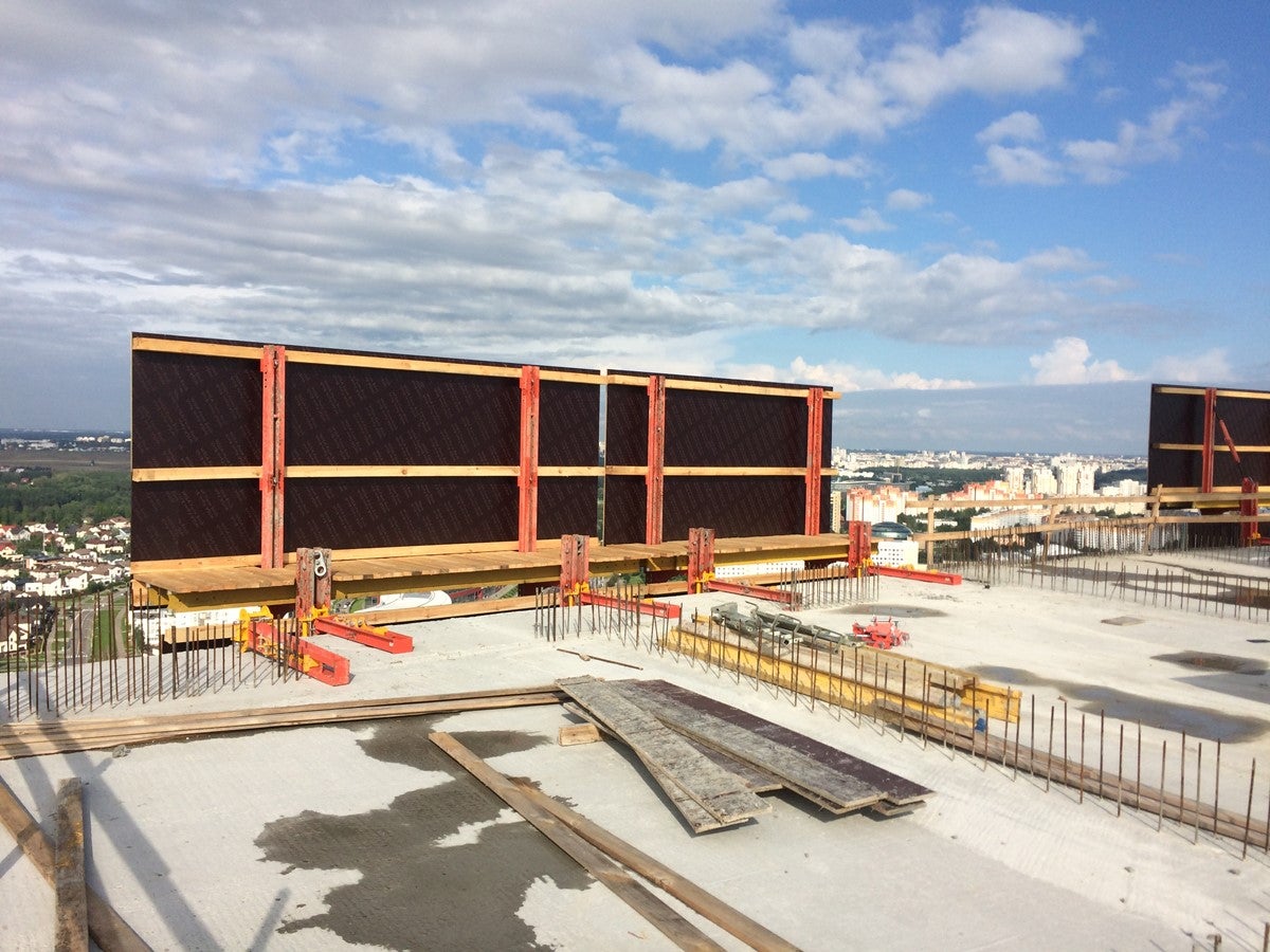 Устройство ветрозащиты, самоподъёмная система RCS