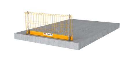 PROKIT EP 110 on 1,10 m korkea, nopeasti asennettu putoamisen estosuoja rakennuksen avoimille reunoille.