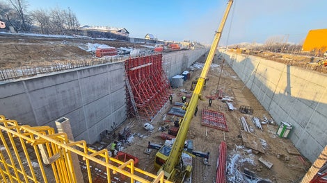 Liepkalnio, Žirnių gatvių ir Minsko plento sankryžos rekonstrukcija.<br/>(nuotraukos autorius: Andrius Januška)