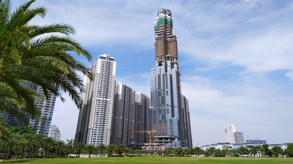 The building is located on the banks of the Saigon River in Ho Chi Minh City and is the highlight of the Vinhomes Central Park development by the Vietnamese Property Developer VinGroup. 