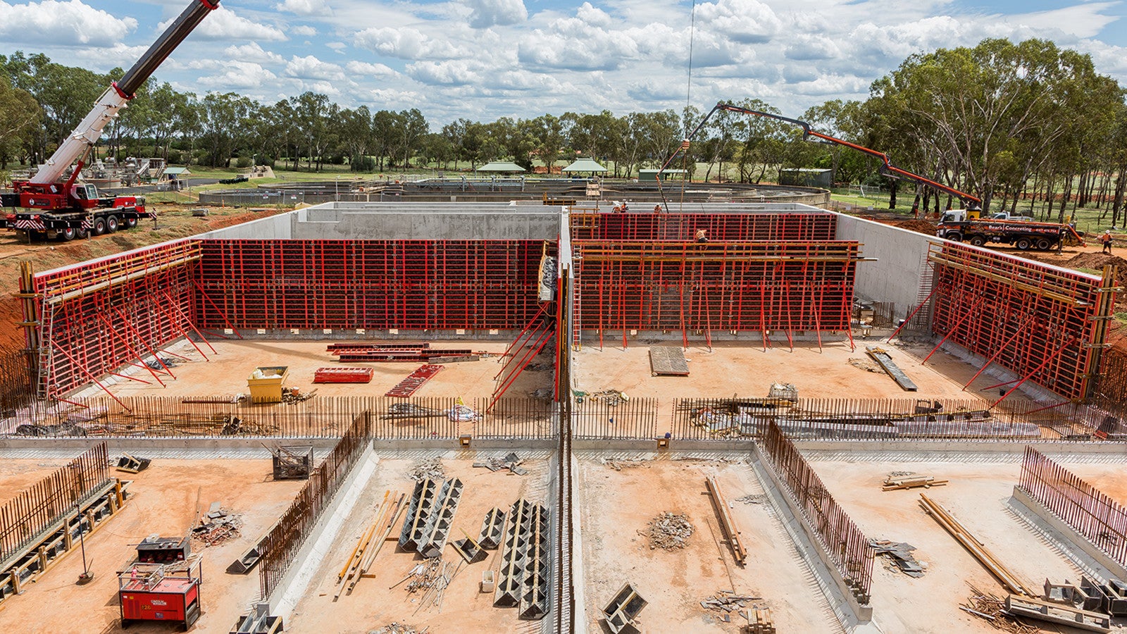 1,300 m2 Trio was used for the Bioreactor.