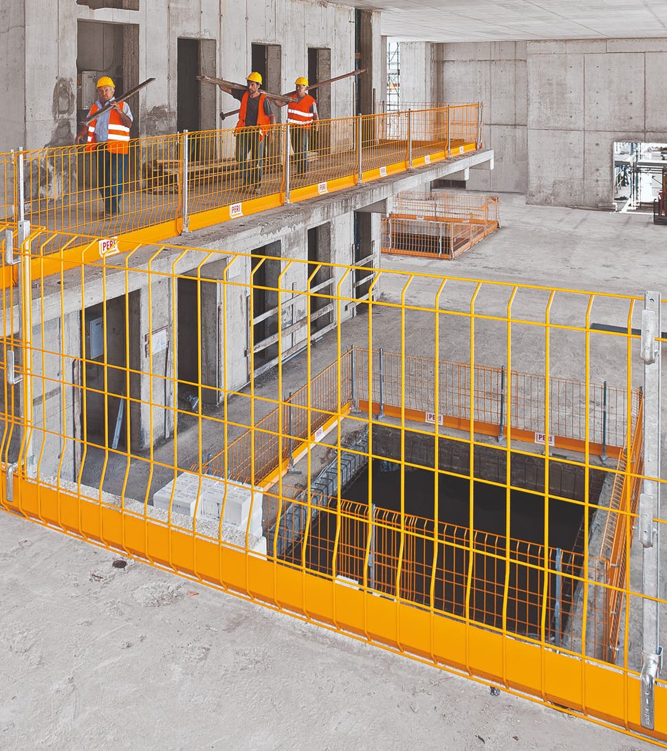 Peri System Fall Protection PERI Edge Protection