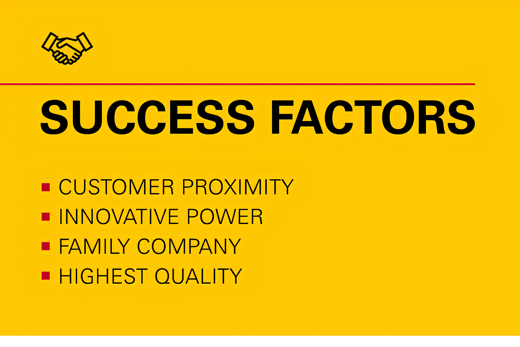 Company's Success Factors