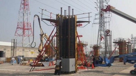 川崎チルド物流センター バリオ柱型枠システム