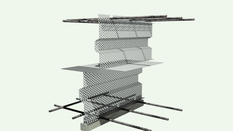 BECOSTOP ASF-V Metal-Waterstop is a shuttering unit for creating construction joints, including welded-in blank metal waterstop.