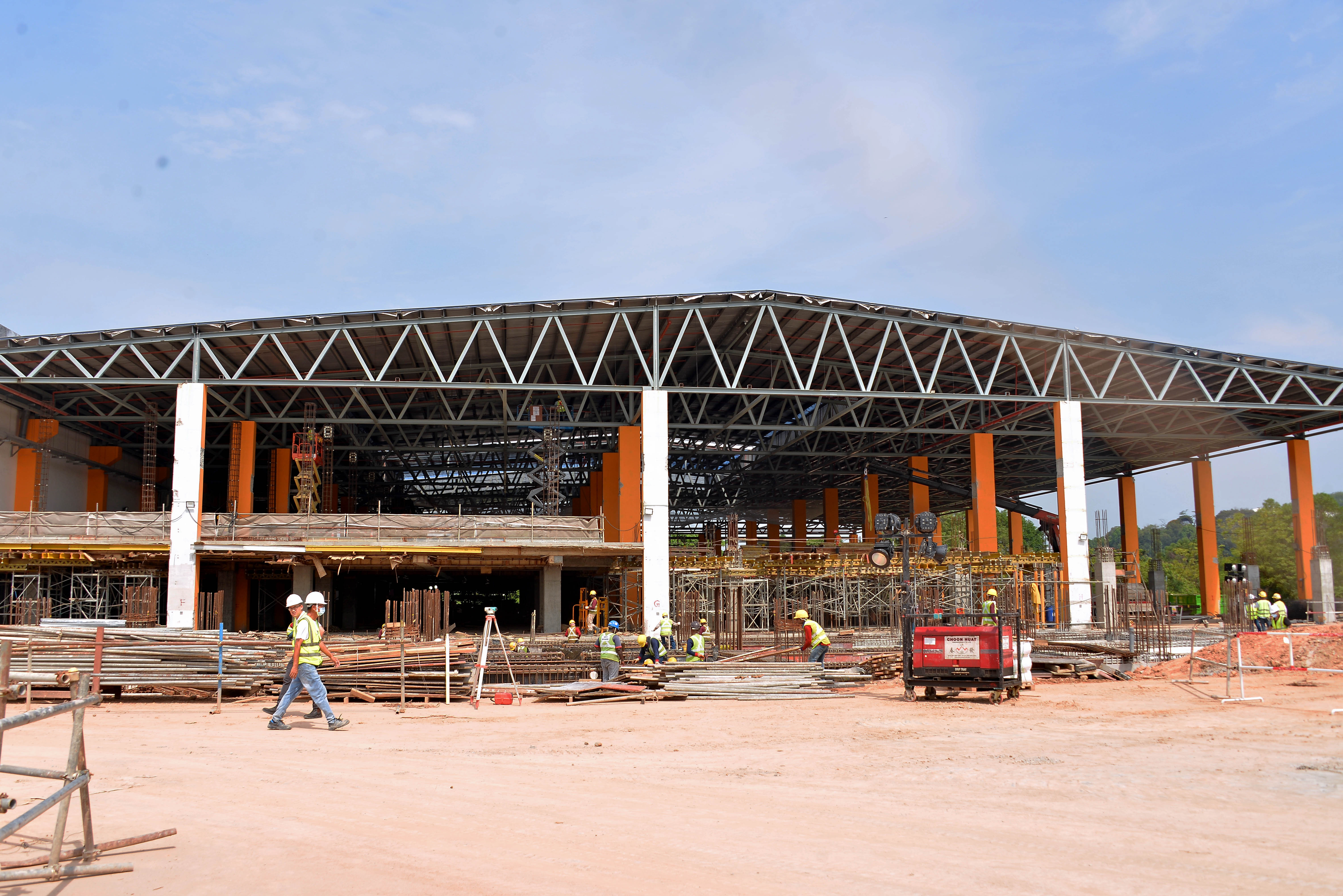 Pall Corporation SG Manufacturing Facility site progress: April 2023