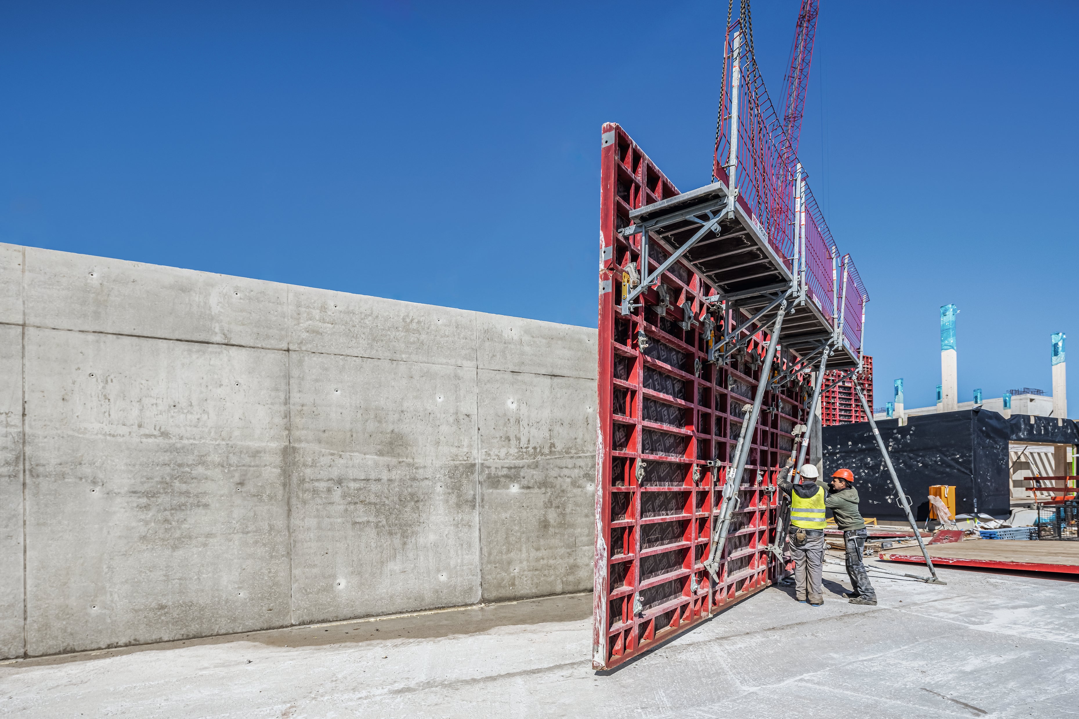 Das stabile System lässt Umsetzeinheiten von 40 m² und mehr zu.