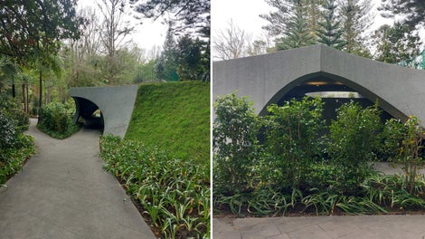 Trabalhos de acabamento do Parque Terra Nostra