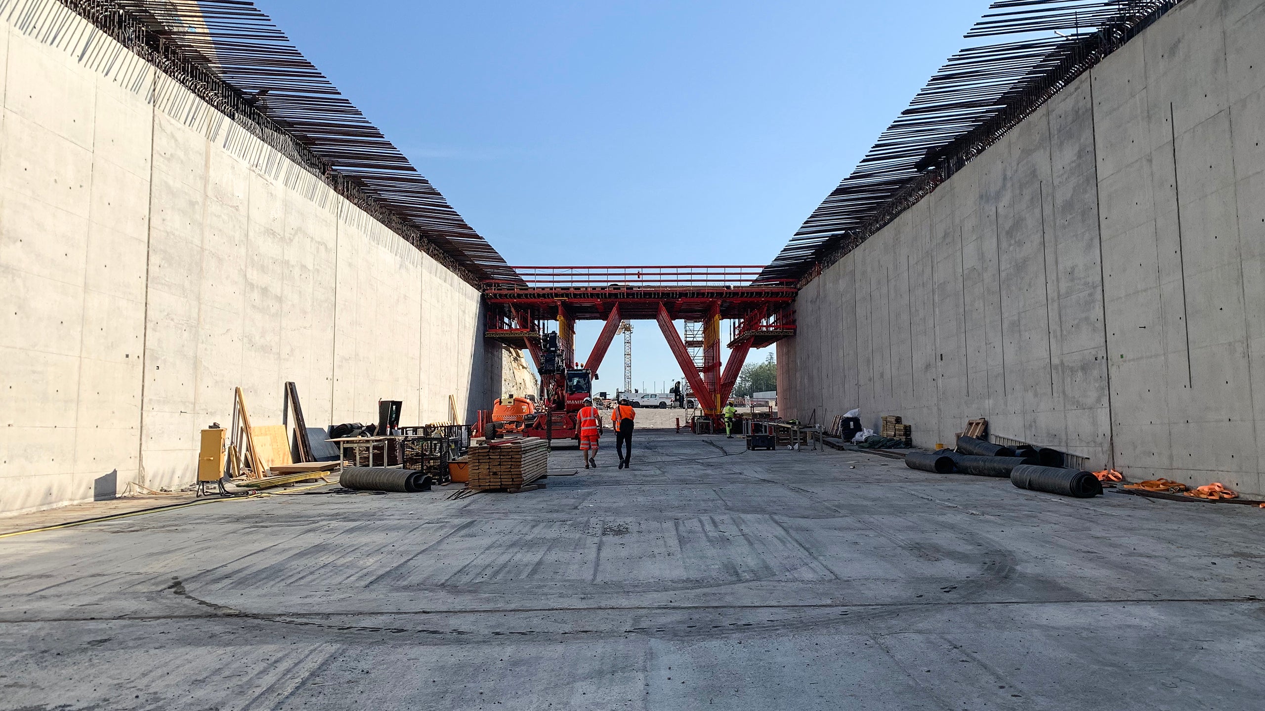 Mycket bra betongytor som reslutat av VARIO väggform