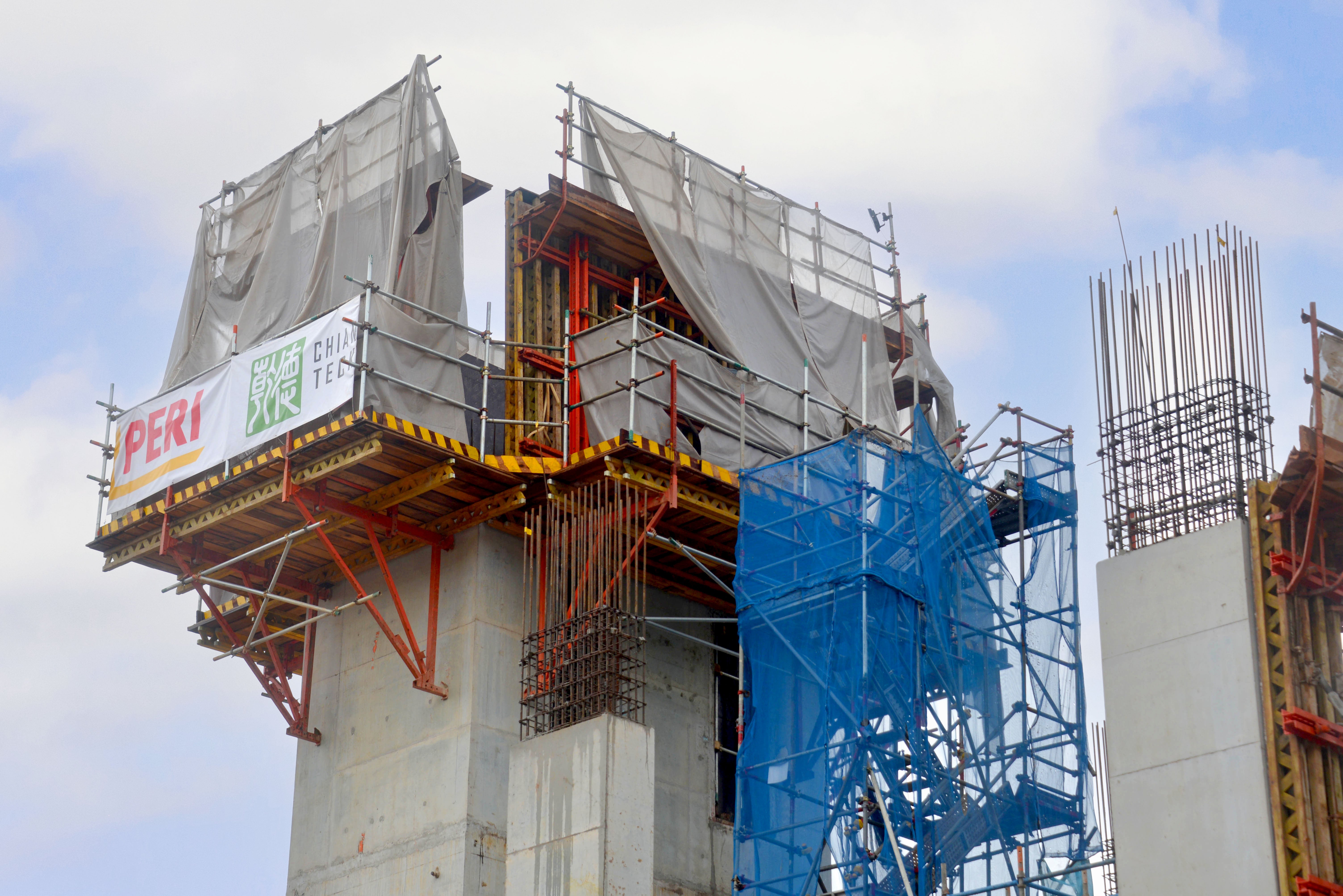 In preparation for next casting cycle