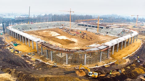 Stadion Piłkarski w Sosnowcu, fot. Wojciech Dziedzic