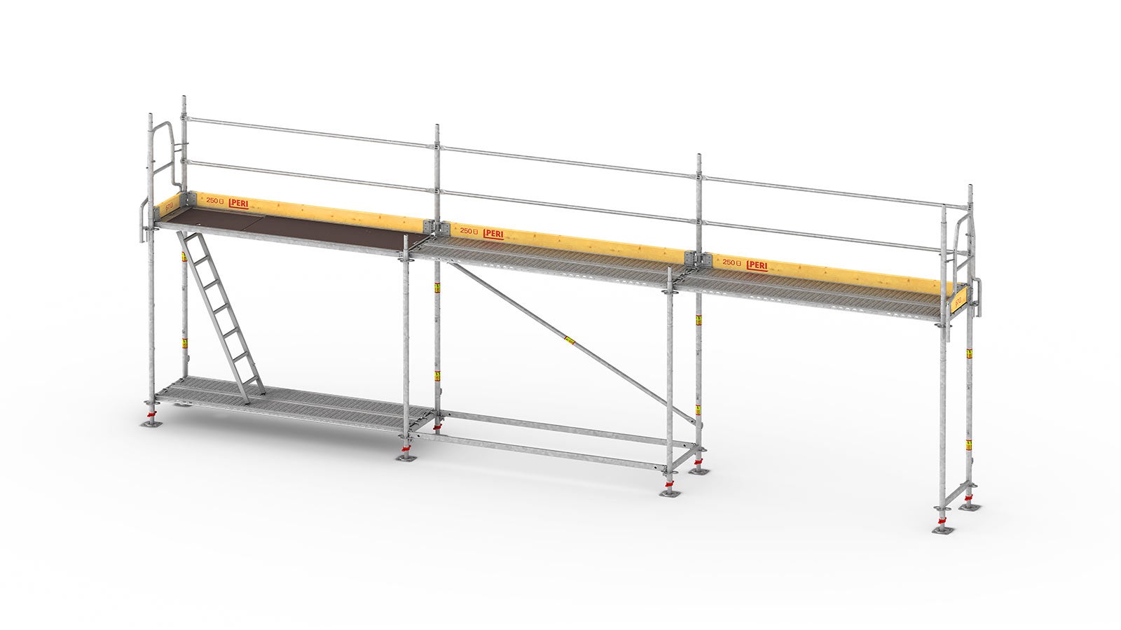 The lightweight, fast frame scaffold ensures safe, efficient façade work at any height.