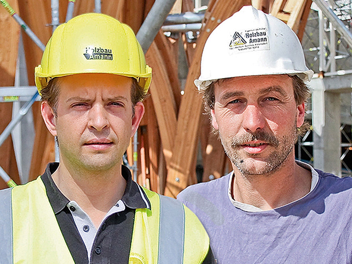 Peter Amann, Managing Director/Installation Supervisor | Tobias Doebele, Site Manager