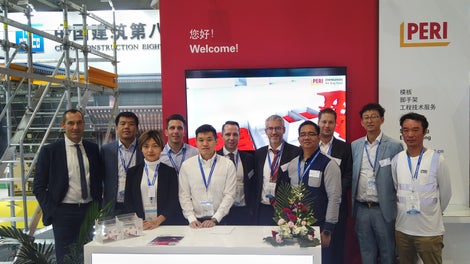 Our team photo at the BIC Exhibition.