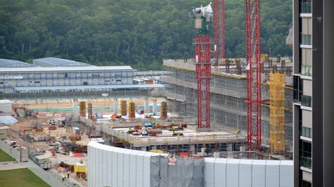 Overview of VSMC Semiconductor site in Tampines, Singapore