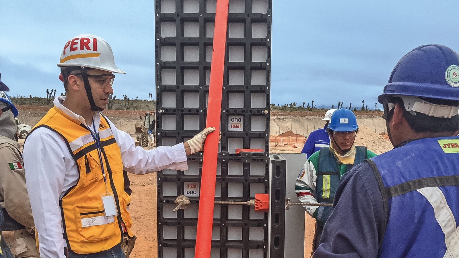Due to the instruction in assembly, cleaning and storage by the PERI supervisor, the construction team worked efficiently right from the start.