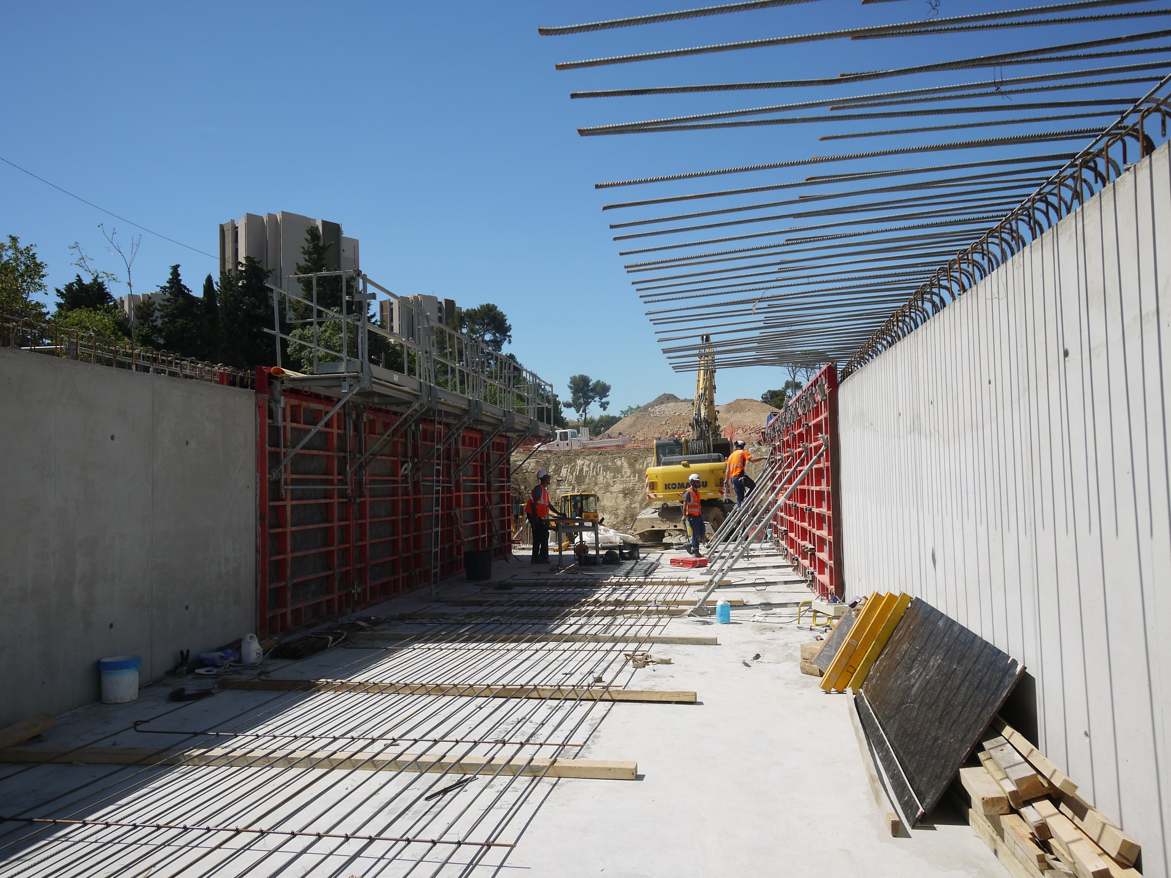 Coffrage TRIO MXP pour les voiles des bassins