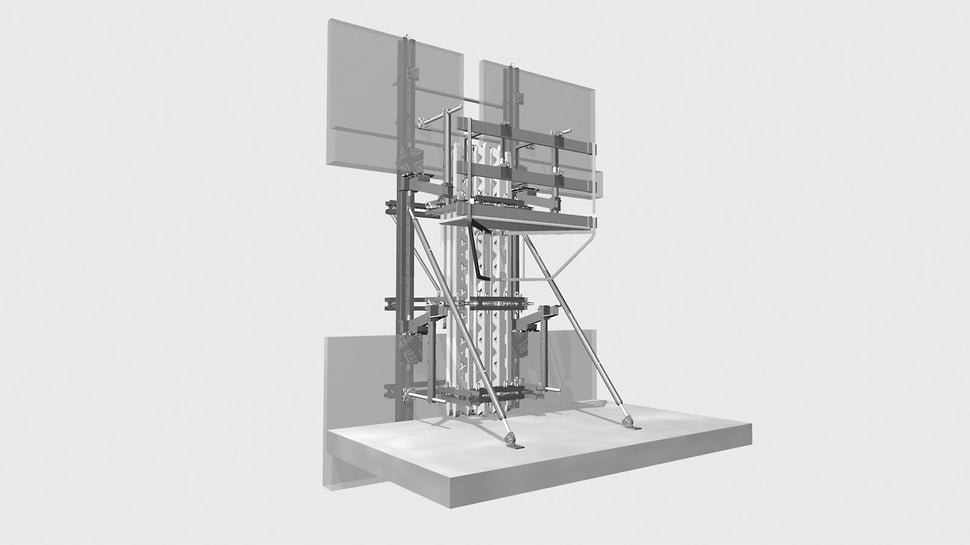 FTF 立面模板系统是专为安装立面预制件设计的、灵活的支撑系统。