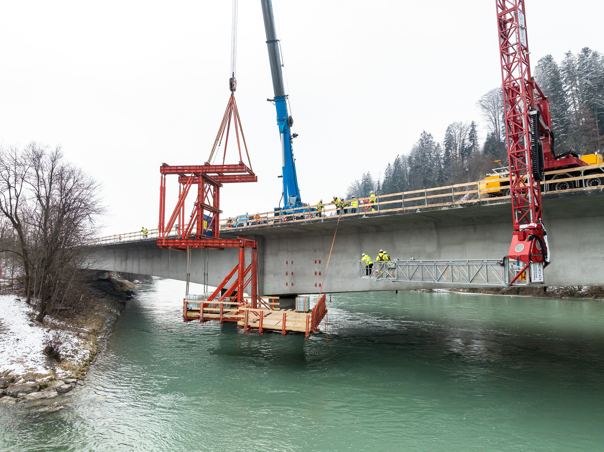 Sonderkonstruktion aus VARIOKIT Ingenieurbauteilen 