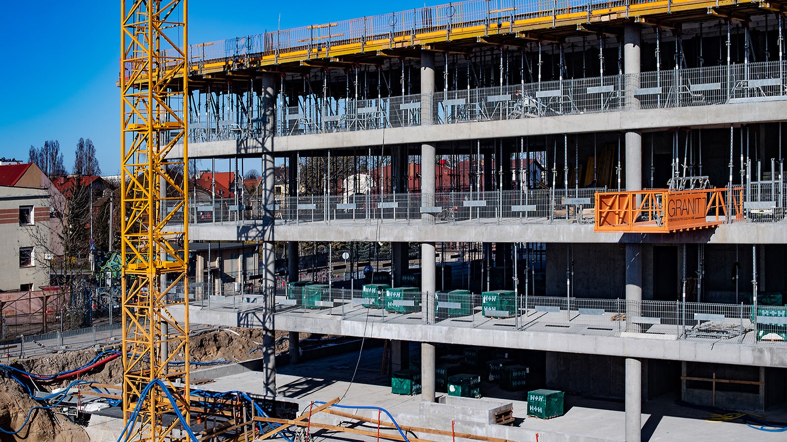 Widok od strony stacji PKP Gdańsk Oliwa