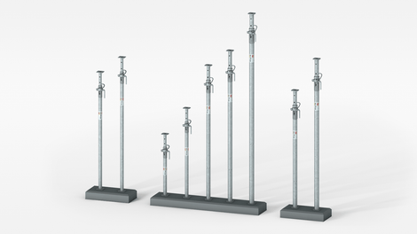 Cinkotas tērauda stutes ar nestspēju līdz 50 kN. 