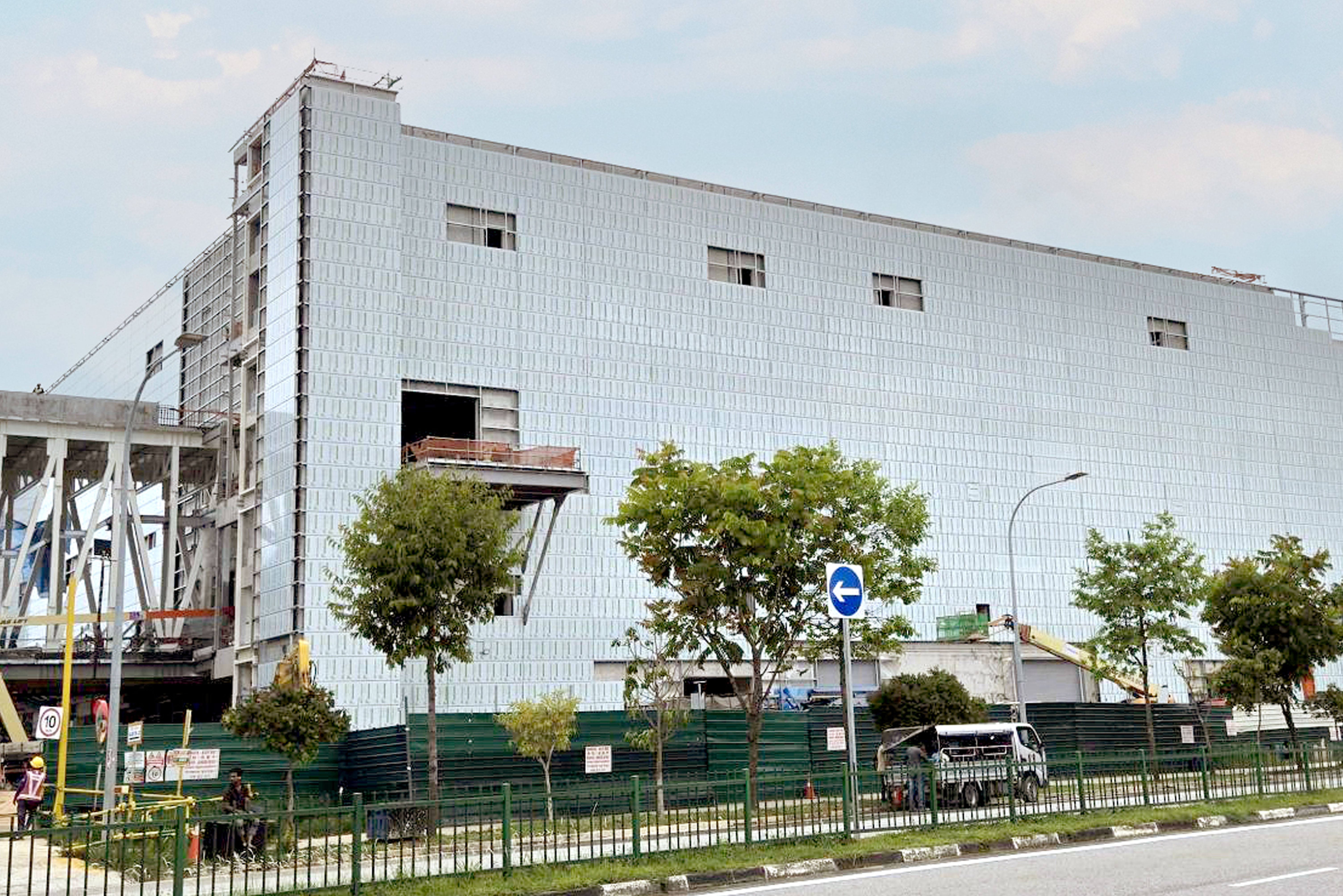 Site progress March 2025, almost completion