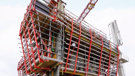 The ACS Self-Climbing System was used for the first time in Denmark for the Lighthouse 2.0, having already proven its worth in numerous construction projects worldwide.