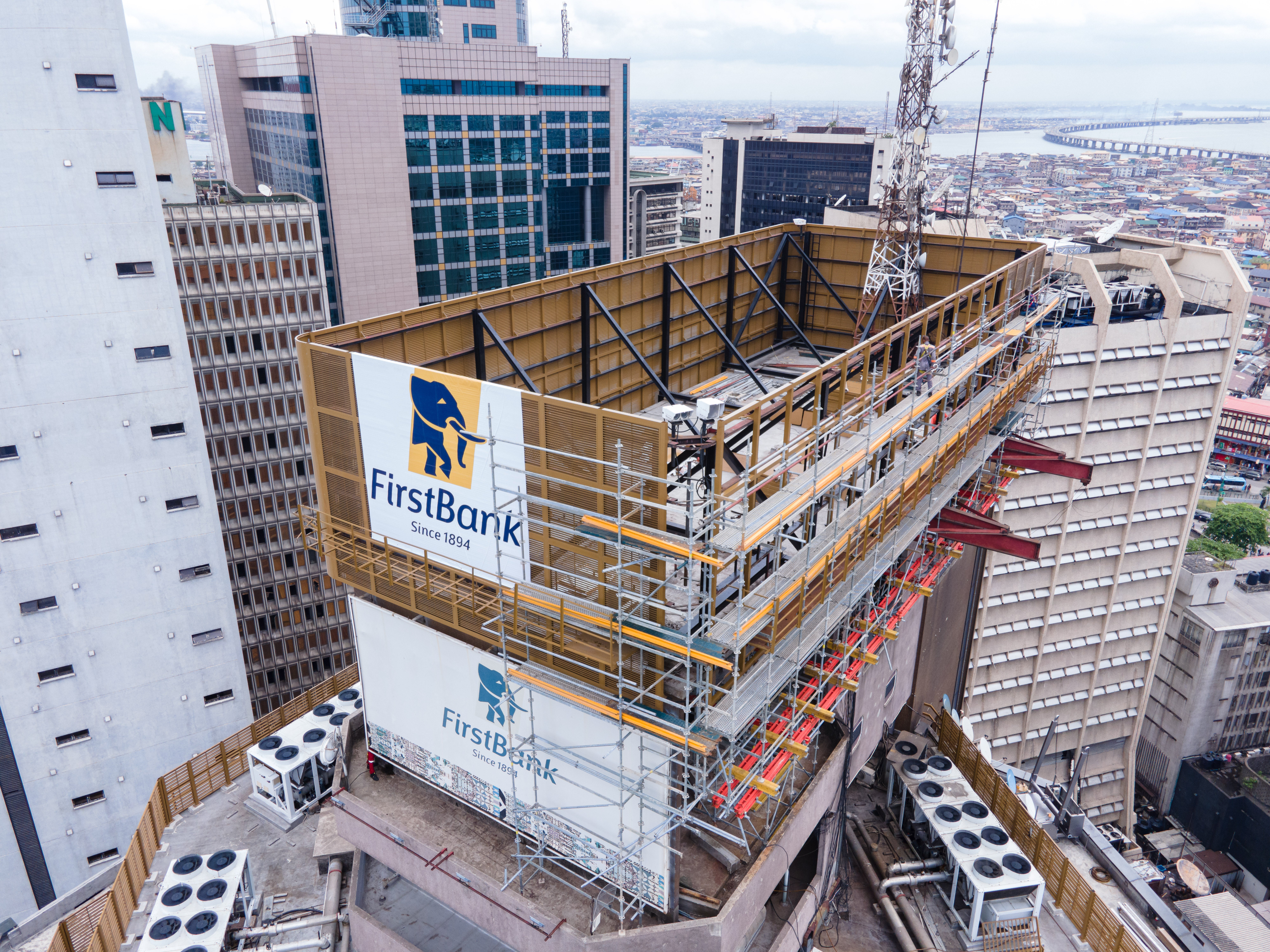 First bank head office facade improvement