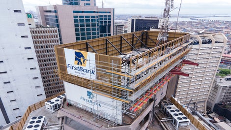 First bank head office facade improvement