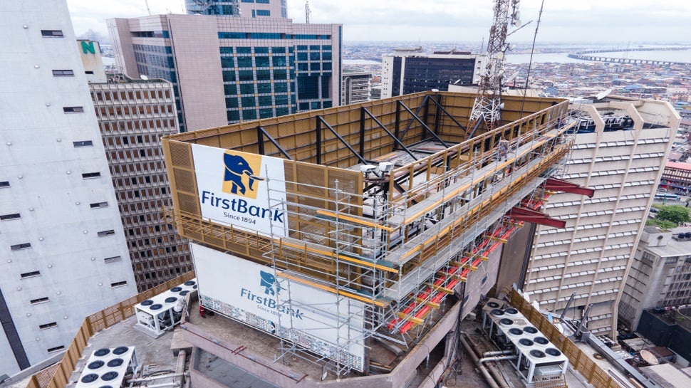 First bank head office facade improvement