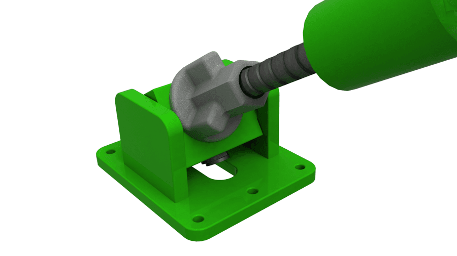 Strut coupler rotate