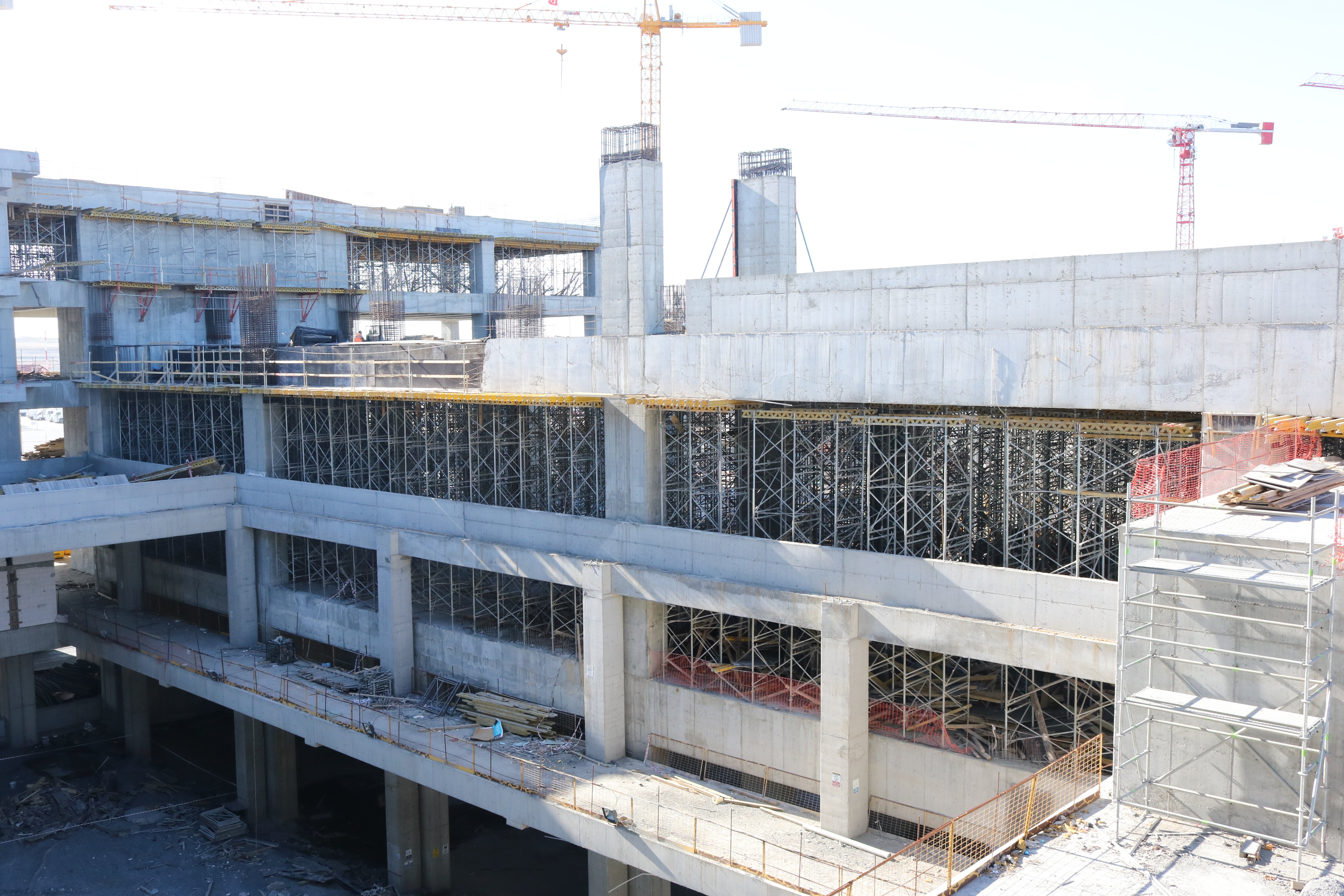 İstanbul Havalimanı THY Kargo Binaları B-Zone 1. ve 3. Faz Kısımları