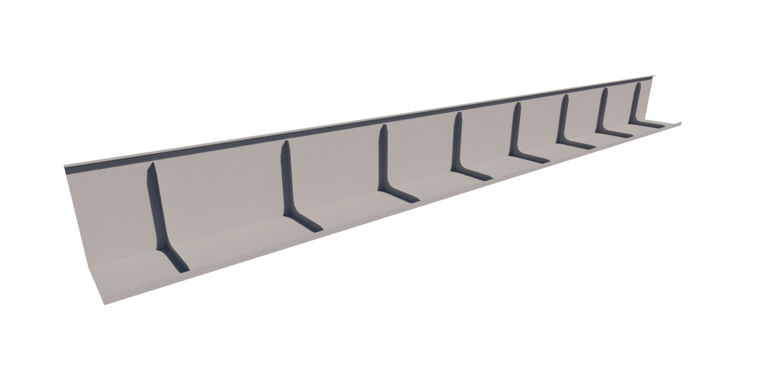 Speed Edge Formwork is an innovative solution that is made from sheet steel for the installation of permanent lateral formwork for reinforced concrete base.