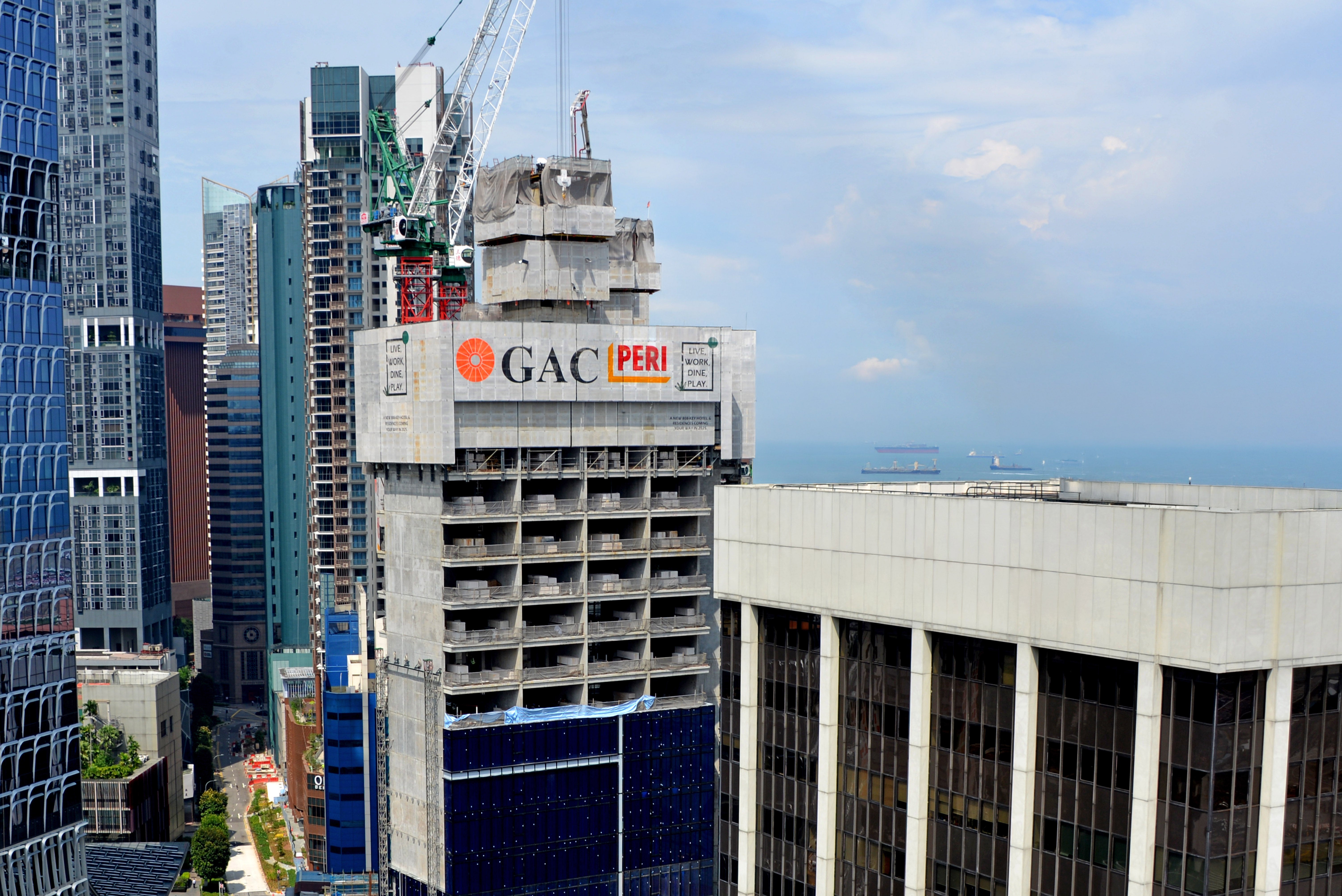 Steady climbing progress with autoclimb system ACS and rail-climb system RCS-P