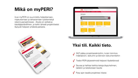 Yksi tili. Kaikki projektitiedot.